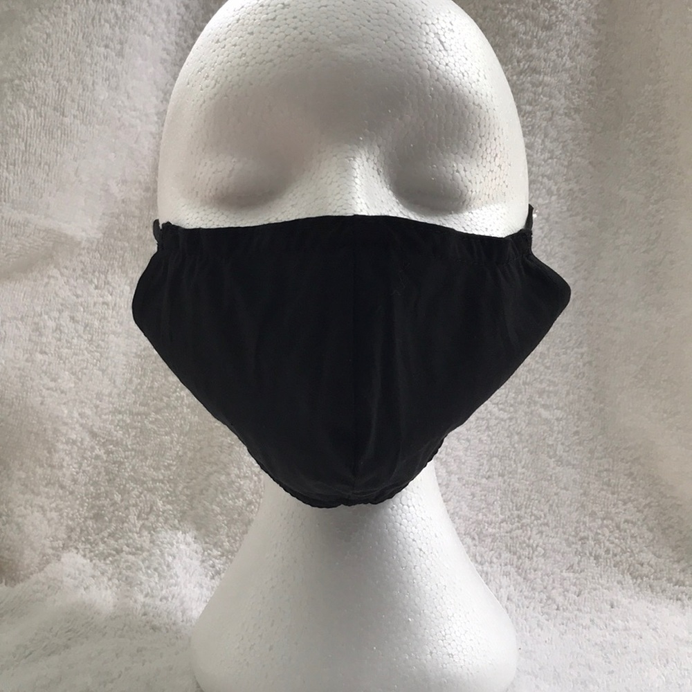 S/M Monogrammed Masks Black